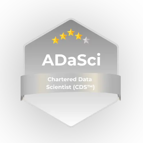 The Chartered Data Scientist (CDS™) Designation credential badge