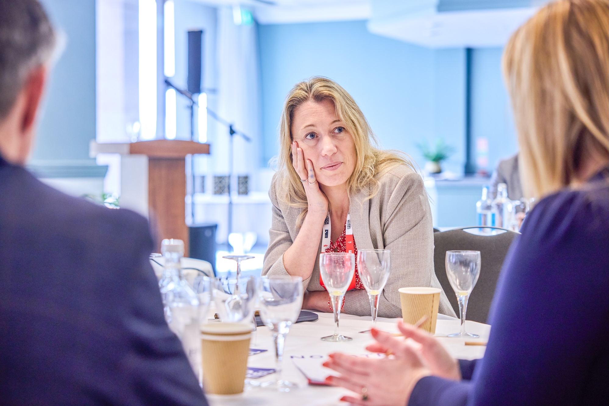 Industry leaders discussing strategy